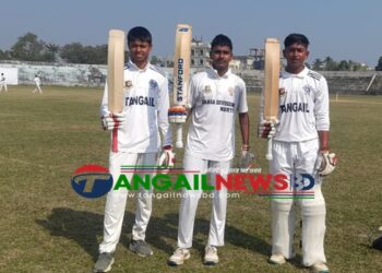 কিশোরগঞ্জ স্টেডিয়ামে টানা দ্বিতীয় জয় পেল টাঙ্গাইল জেলা ক্রিকেট দল