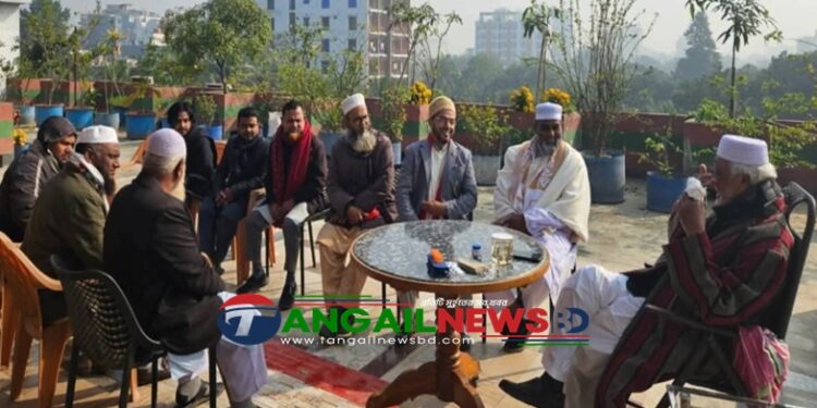 কাদের সিদ্দিকীর সাথে সাক্ষাৎ করলেন টাঙ্গাইল-৮ আসনের জামায়াতের প্রার্থী