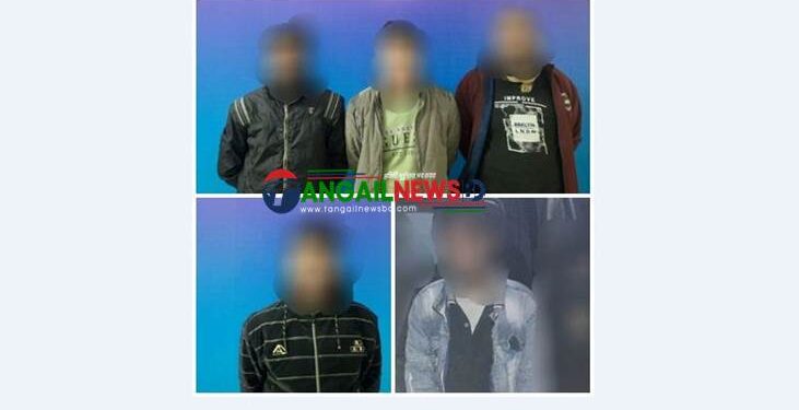 টাঙ্গাইলে র‌্যাবের পৃথক অভিযানে পাঁচজন গ্রেফতার