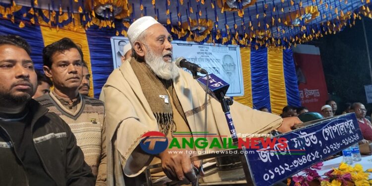 গোপালপুরে ধানের শীষ প্রতীকের নির্বাচনী সভা অনুষ্ঠিত