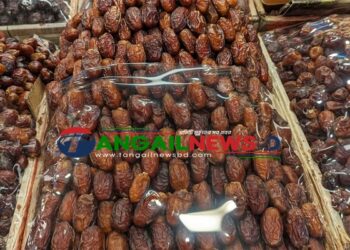 রোজায় টাঙ্গাইলে খেজুরের দাম পাইকারির সাথে খুচরা বাজারের মিল নেই