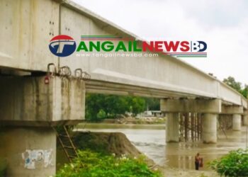 কালিহাতীর সল্লা ব্রিজের কাজ ৩০ শতাংশ বাকি
