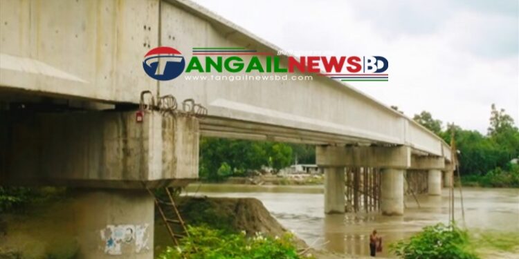 কালিহাতীর সল্লা ব্রিজের কাজ ৩০ শতাংশ বাকি