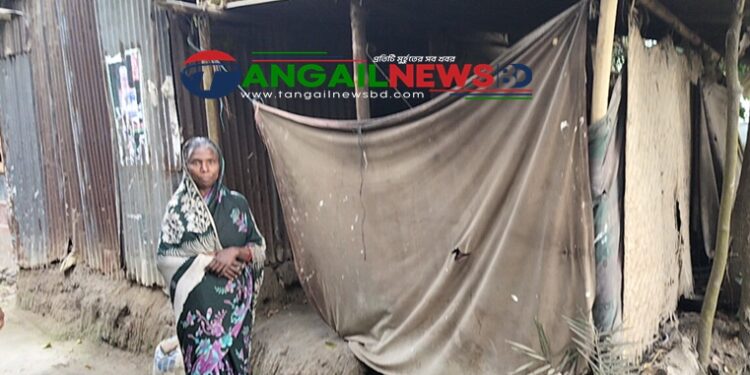 ভাঙ্গা ঘরে কালিহাতীর ঘুনীতে কাজুলীর মানবেতর জীবন