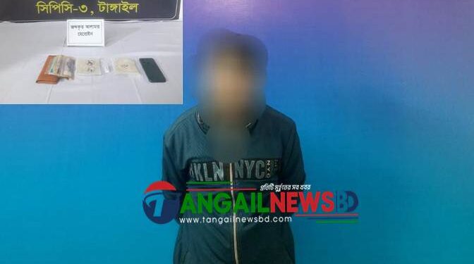 ঘাটাইলে হেরোইনসহ মাদক কারবারি তৌফিক গ্রেফতার