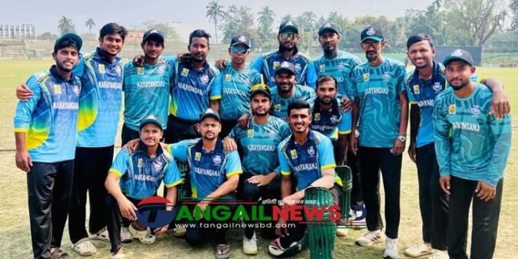 জাতীয় ক্রিকেটে ব্যাটিং ব্যর্থতায় টাঙ্গাইল জেলার শোচনীয় পরাজয়