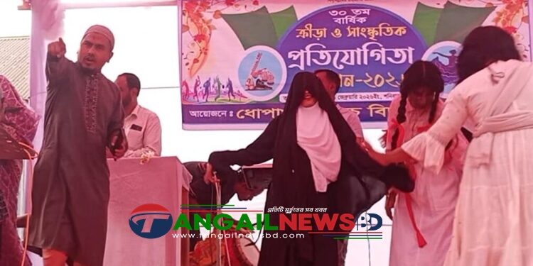 ধনবাড়ীতে স্কুলের সাংস্কৃতিক অনুষ্ঠানে জামায়াত নেতার বাঁধা!