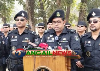 নির্বাচনে টাঙ্গাইলে র‌্যাবের বিশেষ টহল ও রোবাস্ট পেট্রোল পরিচালনা