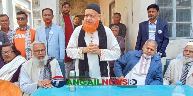 টাঙ্গাইল-৬ দেলদুয়ারে বিএনপি প্রার্থী লাভলুর গণসংযোগ