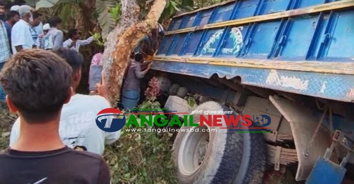 ঘাটাইলের সাগরদিঘীতে সড়ক দুর্ঘটনায় দুইজন নিহত