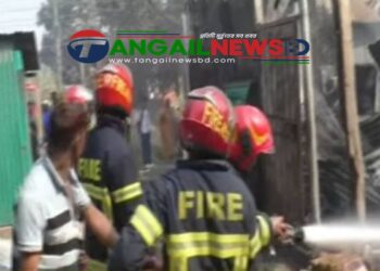 ঘাটাইলের জামুরিয়ায় শর্টসার্কিটে বসতঘর পুড়ে ভস্মীভূত