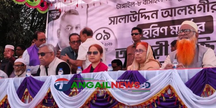 সখীপুরে স্বতন্ত্র প্রার্থী সালাউদ্দিন আলমগীরের আখেরি সমাবেশ ও গণমিছিল