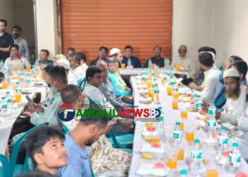 ঘাটাইলে সাংবাদিকদের আয়োজনে ইফতার ও দোয়া মাহফিল