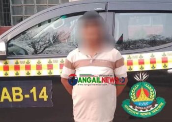 ঘাটাইলে প্রাইভেটকার চুরির ঘটনায় জড়িত সন্দেহে একজন গ্রেফতার