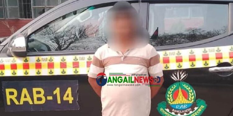 ঘাটাইলে প্রাইভেটকার চুরির ঘটনায় জড়িত সন্দেহে একজন গ্রেফতার