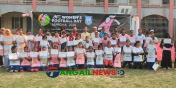 এএফসি ওমেন্স ফুটবল ডে উপলক্ষে গোপালপুরে ফুটবল ফেস্টিভ্যাল