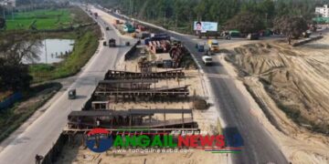 টাঙ্গাইল-যমুনা সেতু মহাসড়কে ৬ কারণে ৪ স্পটে যানজটের শঙ্কা