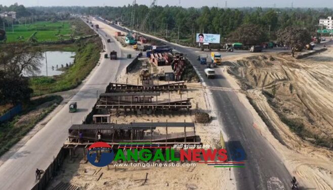 টাঙ্গাইল-যমুনা সেতু মহাসড়কে ৬ কারণে ৪ স্পটে যানজটের শঙ্কা