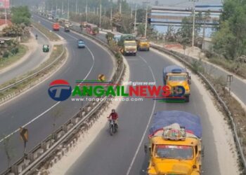 ঈদ যাত্রার শেষ দিনে ঢাকা-টাঙ্গাইল-যমুনা সেতু মহাসড়ক ফাঁকা