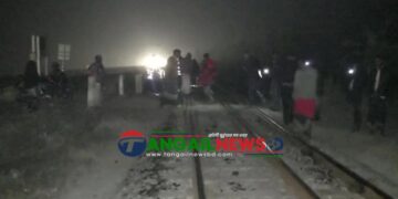 কালিহাতীর ধলাটেঙ্গরে ট্রেনে কাটা পড়ে পাঁচজন নিহত