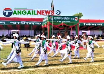 টাঙ্গাইলে যথাযোগ্য মর্যাদায় মহান স্বাধীনতা ও জাতীয় দিবস পালিত