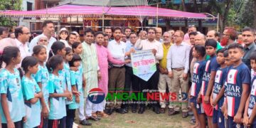 ঘাটাইলে উপজেলা গোল্ডকাপে চ্যাম্পিয়ন হরিপুর ও মোমিনপুর