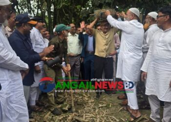 মধুপুরে দুই যুগে হারিয়ে যাওয়া কুচিয়া খাল খনন কার্যক্রম শুরু