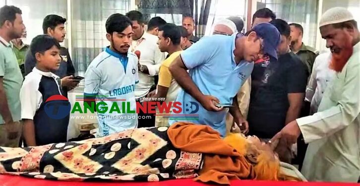 টাঙ্গাইল মেডিকেল হাসপাতালে মাথায় অক্সিজেন সিলিন্ডার পড়ে রোগীর মৃত্যু