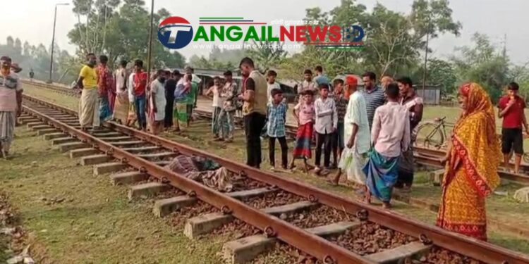গোপালপুরে ট্রেনে কাটা পড়ে অজ্ঞাত ব্যক্তির মৃত্যু