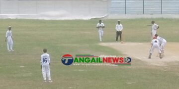 শ্বাসরুদ্ধকর ক্রিকেট ম্যাচে বিন্দুবাসিনীকে ১ রানে হারালো বিবেকানন্দ স্কুল