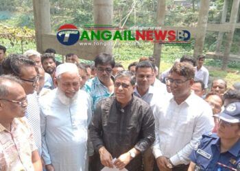 গোপালপুরে হাটবৈরান ব্রিজ পুণর্নিমাণের ঘোষণা এলজিআরডি প্রতিমন্ত্রীর