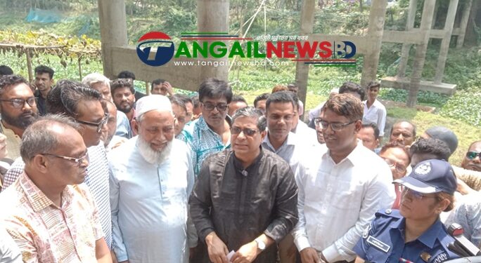 গোপালপুরে হাটবৈরান ব্রিজ পুণর্নিমাণের ঘোষণা এলজিআরডি প্রতিমন্ত্রীর