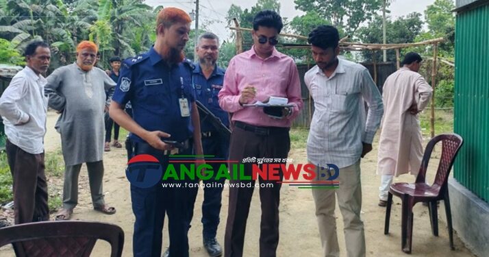 বাসাইলের কাঞ্চনপুরে অবৈধভাবে মাটি কাটায় এক লাখ টাকা জরিমানা