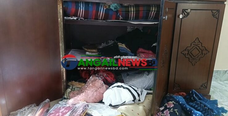 মির্জাপুরে প্রবাসীর বাড়িতে ডাকাতি ॥ নগদ টাকা ও ১৬ ভড়ি স্বর্ণালংকার লুট