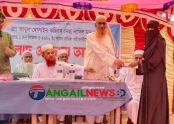 ঘাটাইলে দাখিল মাদরাসার এসএসসি পরীক্ষার্থীদের বিদায় সংবর্ধনা