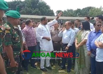 টাঙ্গাইলে প্রধানমন্ত্রীর আগমন উপলক্ষে প্রস্তুতি পরিদর্শন মৎস্য প্রতিমন্ত্রীর