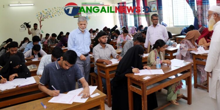 মাভাবিপ্রবিতে গুচ্ছভুক্ত ‘বি’ ইউনিটের ভর্তি পরীক্ষা শান্তিপূর্ণভাবে অনুষ্ঠিত