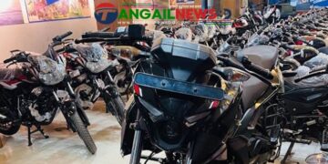 জ্বালানি সংকটে টাঙ্গাইলে মোটরসাইকেল বিক্রিতে ধস