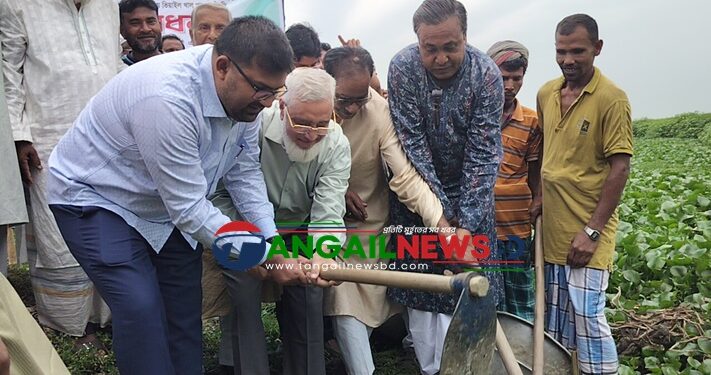 কালিহাতীতে ভিয়াইল খাল খনন কার্যক্রমের উদ্বোধন