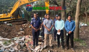 মির্জাপুরের আজগানায় সিসা ও কয়লা কারখানা ধ্বংস