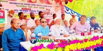 গোপালপুরে শাখারিয়া খাল পূর্ণ খনন প্রকল্পের উদ্বোধন করেন এমপি সালাম পিন্টু