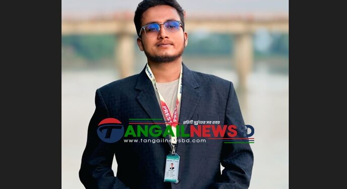 মির্জাপুরে সাংবাদিক পরিচয়ে চাঁদাবাজির সময় যুবক আটক