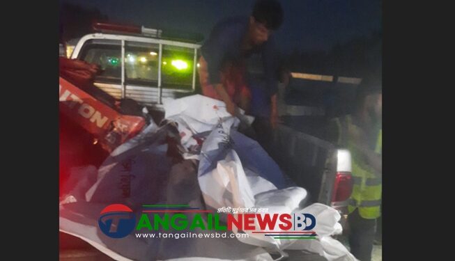 কালিহাতীতে ট্রাক চাপায় ২ শ্রমিক নিহত ॥ আহত ৪