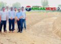 গোপালপুরে গোয়ালবাড়ি খাল পুনঃখনন প্রকল্পের অগ্রগতি পরিদর্শন