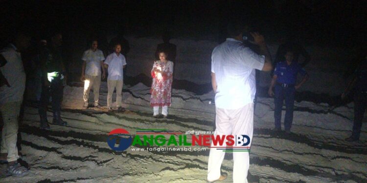 কালিহাতীর জোকারচর-পৌলী-মহেলায় রাতভর অভিযান ও জরিমানা