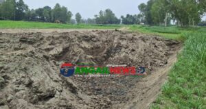 মির্জাপুরের মহেড়ায় খাল খননের নামে জমির মাটি চুরির অভিযোগ