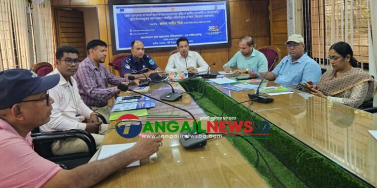 টাঙ্গাইল সদরে গ্রাম আদালত বিষয়ক কর্মশালা অনুষ্ঠিত