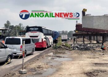 ঈদযাত্রায় যমুনা সেতু-টাঙ্গাইল মহাসড়কে জটের শঙ্কা ॥ জট এড়াতে ১৩ স্পট চিহ্নিত
