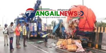টাঙ্গাইলে সড়ক দুর্ঘটনায় দুইজন নিহত