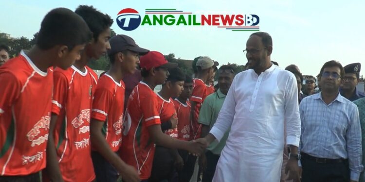 খেলাধুলার মাধ্যমে ক্রীড়াবিদরা নিজেদের প্রতিষ্ঠিত করতে পারে- প্রতিমন্ত্রী টুকু
